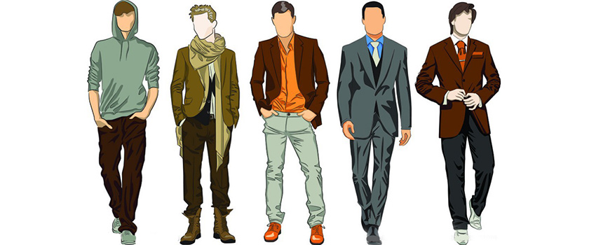 اینفوگرافیک: راهنمای لازم برای لباس پوشیدن آقایان