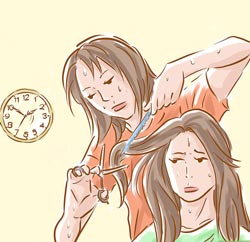 تعیین زمان مناسب برای کوتاهی مو