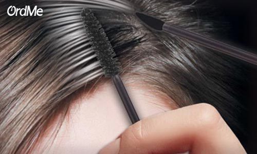 استفاده از ریمل برای رنگ کردن موقت موهای خاکستری