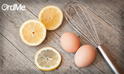 استفاده از سفیده تخم مرغ و لیمو
