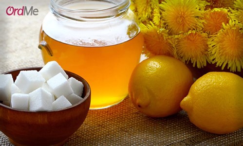 ماسک خانگی عسل، شکر و آب لیمو مناسب برای اسکراب پوست