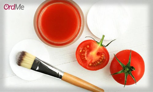 استفاده از آب گوجه فرنگی برای رفع تیرگی پوست