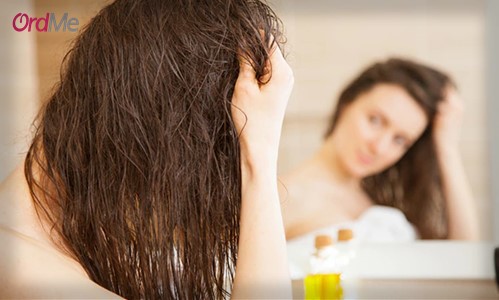  ماساژ درمانی مو با روغن گرم برای درمان ریزش مو