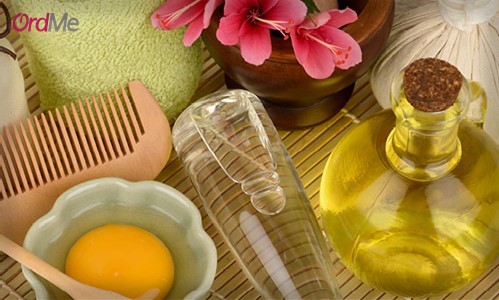 ماسک خانگی برای صاف کردن مو با روغن زیتون و تخم‌ مرغ