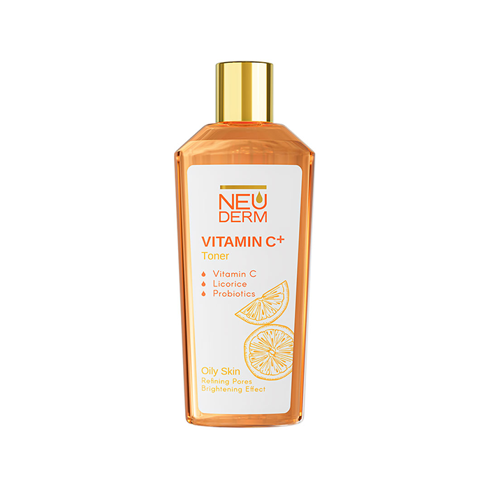 تونر پوست چرب ویتامین سی پلاس +NEUDERM C