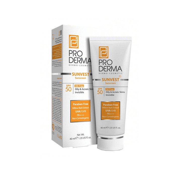 کرم ضد آفتاب فاقد چربی PRODERMA SPF50