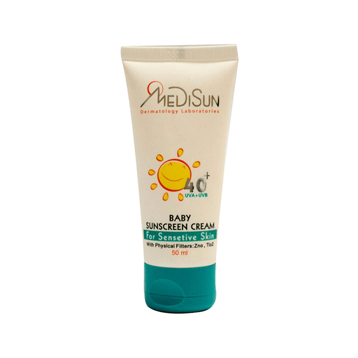 کرم ضد آفتاب کودک مناسب پوست حساس Medisun SPF40