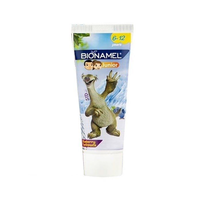 خمیر دندان کودک با طعم بلوبری BIONAMEL 75gr