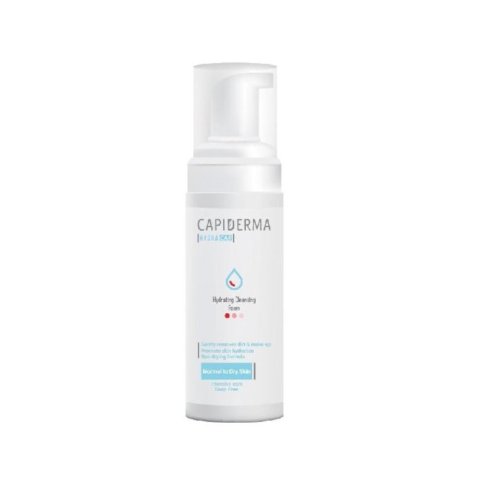 فوم شستشو آبرسان هیدراکپ مناسب پوست نرمال تا خشک CAPIDERMA