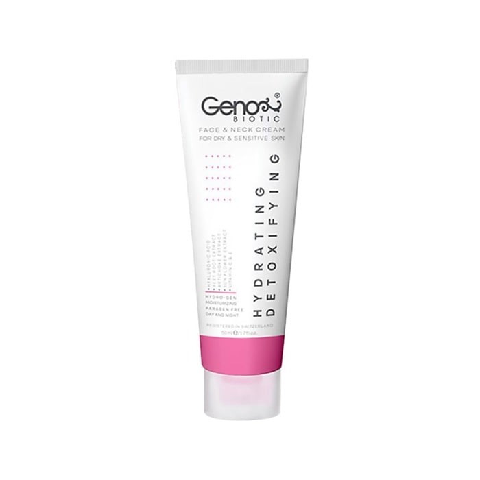 کرم رطوبت رسان صورت و گردن مخصوص پوست خشک و حساس Geno Biotic