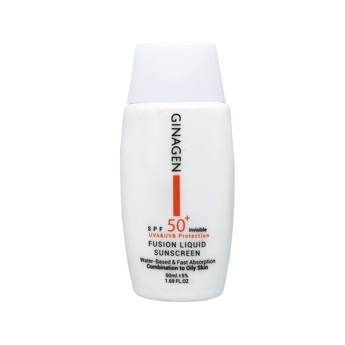 کرم ضد آفتاب بی رنگ پوست چرب Ginagen SPF50