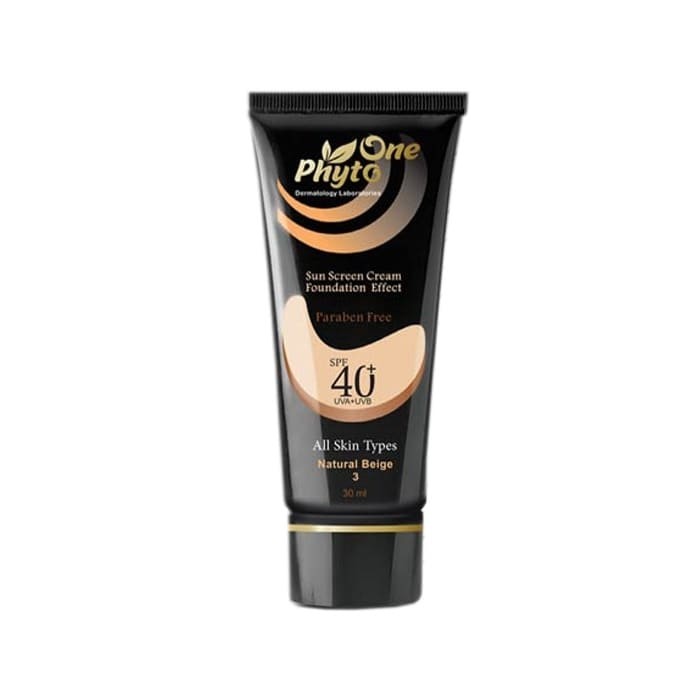 کرم ضد آفتاب بژ طبیعی مناسب انواع پوست با Phyto One SPF40