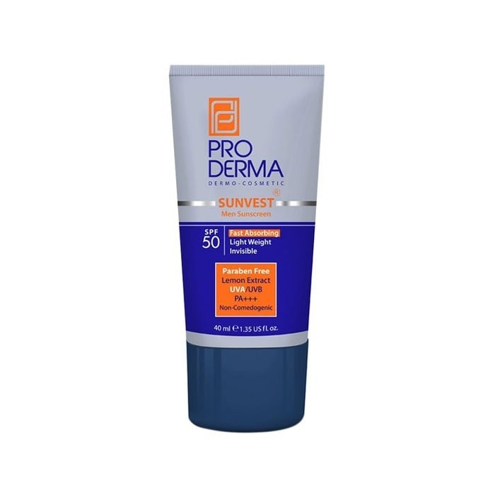 کرم ضد آفتاب آقایان سان وست با PRODERMA SPF50