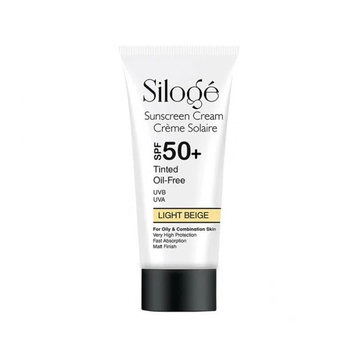کرم ضد آفتاب رنگی پوست چرب و مختلط Siloge SPF50