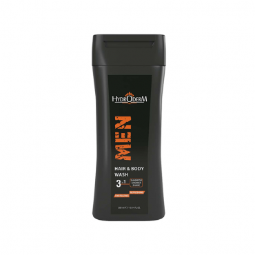 شامپو 3 در 1 انرژی بخش مناسب سر و بدن و اصلاح صورت آقایان HYDRODERM Men