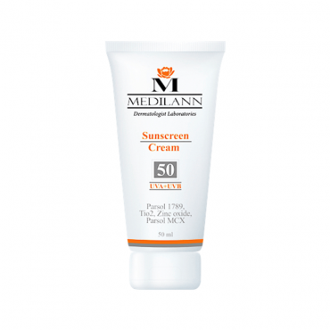 کرم ضد آفتاب رنگی مناسب پوست‌ معمولی و خشک Medilann SPF50