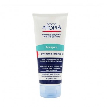 لوسیون شوینده صورت و بدن حاوی 50% روغن نرم کننده اگزو پرو Ardene ATOPIA