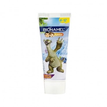 خمیر دندان کودک با طعم بلوبری BIONAMEL 75gr