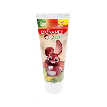 خمیردندان خردسال با طعم توت فرنگی BIONAMEL 75gr