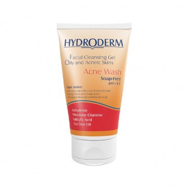 ژل شستشوی صورت پوست چرب Hydroderm