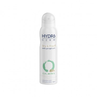 اسپری دئودورانت و ضد تعریق مدل تسکین دهنده HYDRODERM Lady