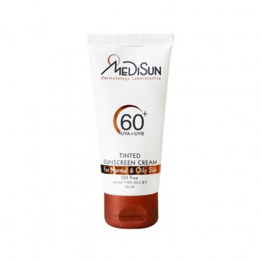 کرم ضد آفتاب مناسب پوست چرب و معمولی Medisun SPF60