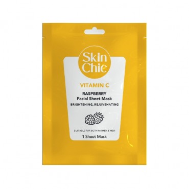 ماسک صورت ورقه ای ویتامین سی و تمشک Skin Chic