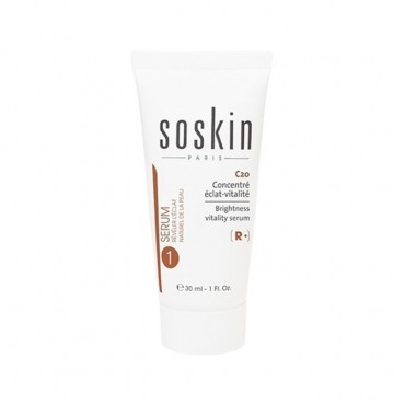 سرم روشن کننده و حيات بخش SOSKIN C20
