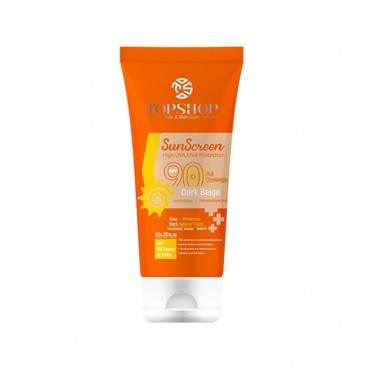 کرم ضد آفتاب رنگی بژ تیره TOPSHOP SPF90