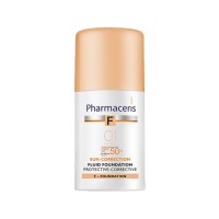 کرم پودر همراه با ضد آفتاب پروتکتیو کارکتیو شماره 01 Pharmaceris SPF50