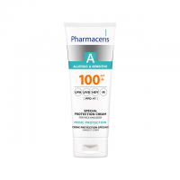 کرم ضدآفتاب و محافظت کننده فیزیکی ویژه مدیک پروتکشن برای صورت و بدن با Pharmaceris SPF100