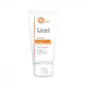کرم ضد آفتاب بژ طبیعی مناسب پوست نرمال تا خشک Liesel SPF50