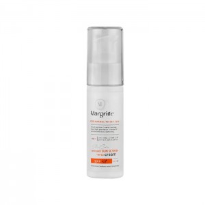 کرم ضد آفتاب و روشن کننده بژ طبیعی مناسب پوست نرمال و خشک Margritte SPF50