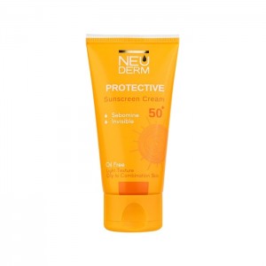 کرم ضد آفتاب هایلی پروتکتیو فاقد چربی بی رنگ NEUDERM SPF50