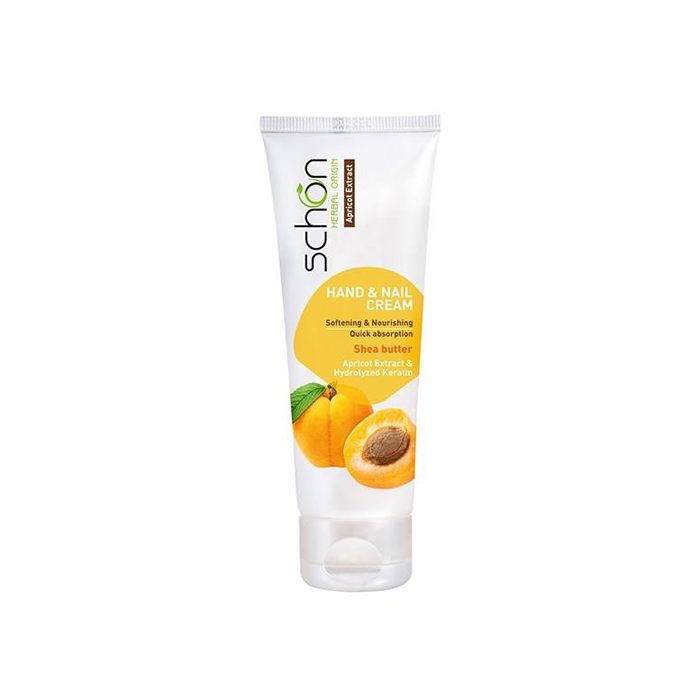 کرم دست و ناخن زردآلو Schon 75ml