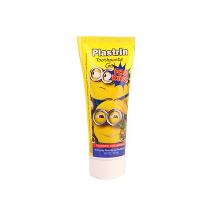 خمير دندان ژله ای کودک با طعم آناناس Plastrin