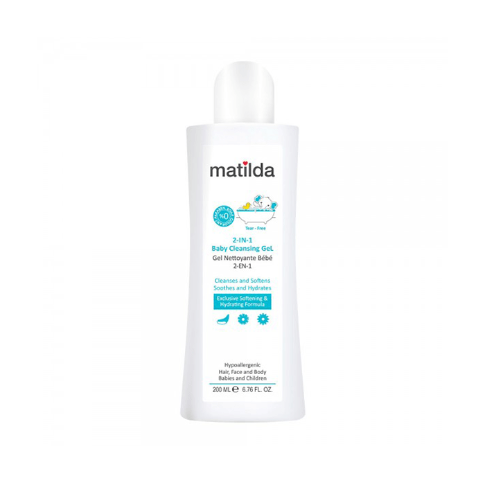ژل شستشوی کودک 2 در 1 matilda 200ml