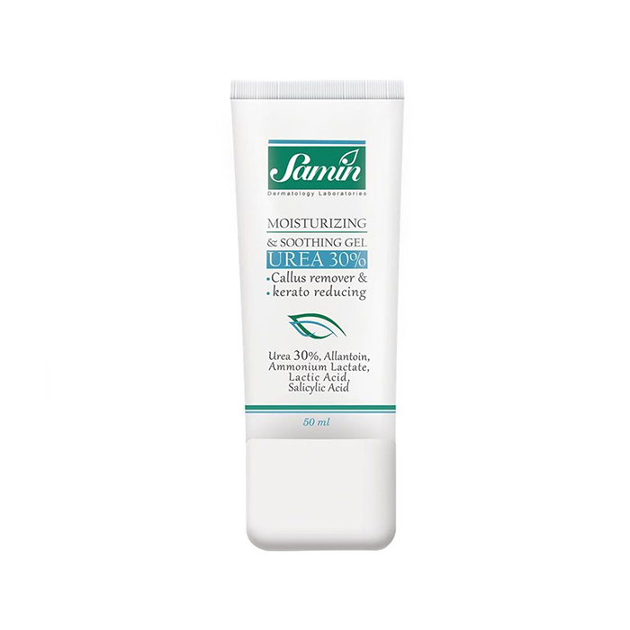 ژل مرطوب کننده و تسکین دهنده اوره 30% Samin 50ml