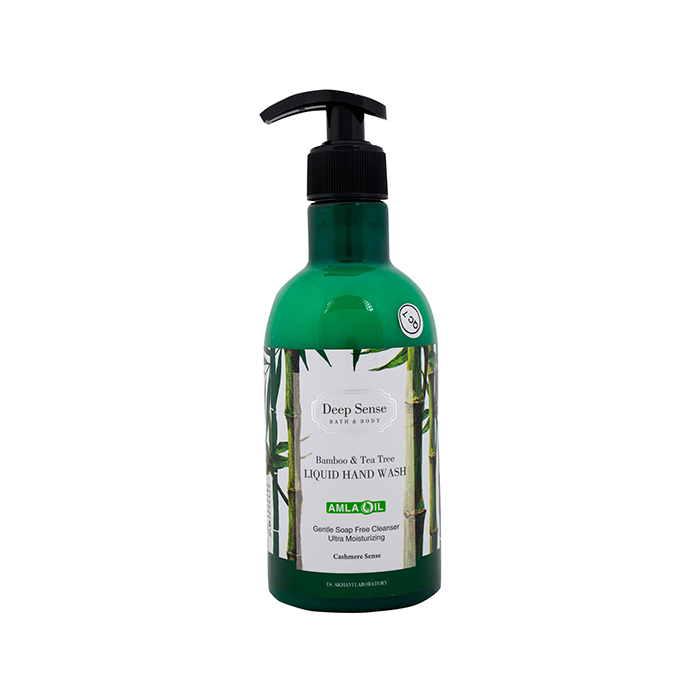 مایع دستشویی کرمی بامبو و درخت چای Deep Sense 400ml