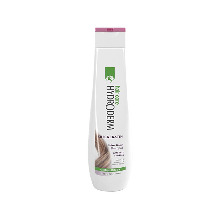 شامپو براق کننده و ضد وز مو سیلک کراتین HYDRODERM 400ml