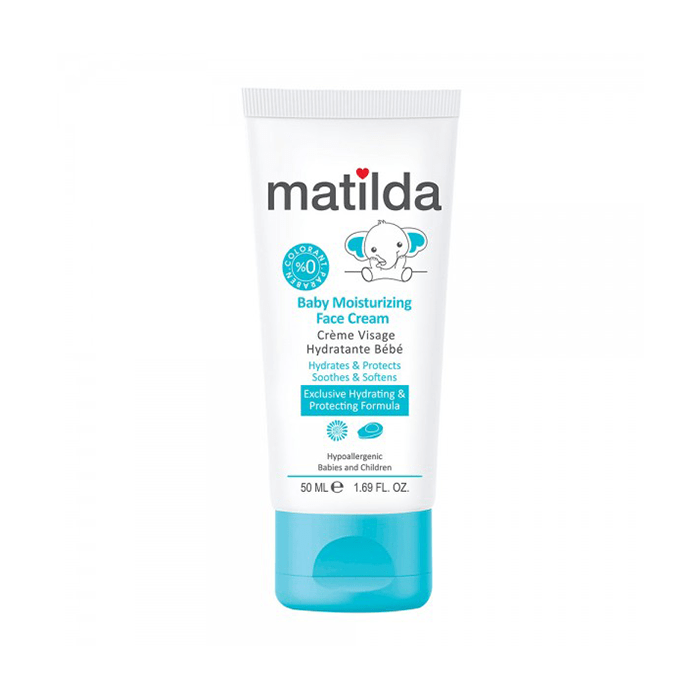 کرم مرطوب کننده صورت کودک matilda