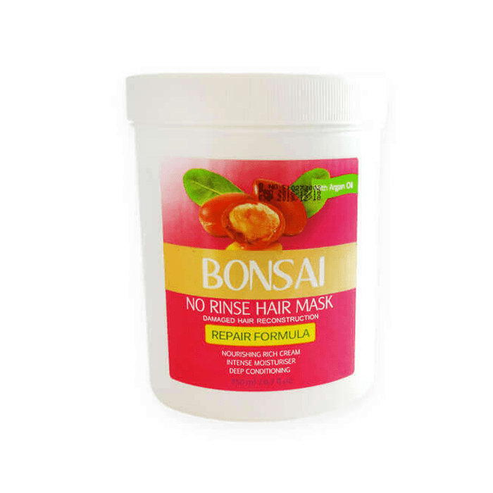 ماسک مو ترمیم کننده خارج حمام روغن آرگان 750 میل BONSAI