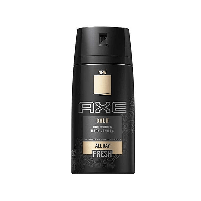 اسپری دئودورانت بدن مردانه گلد با رایحه چوب عود AXE
