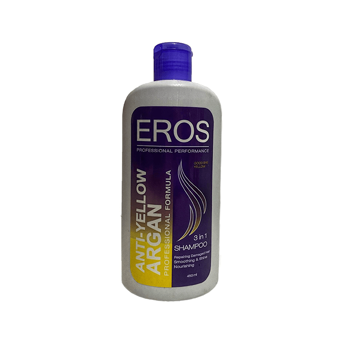 شامپو ضد زردی حاوی روغن آرگان Eros