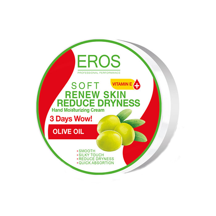 کرم مرطوب کننده دست و صورت روغن زیتون Eros 200ml