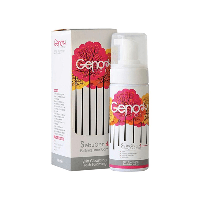 فوم شستشوی صورت سبوژن 4 Geno Biotic (جعبه باز)