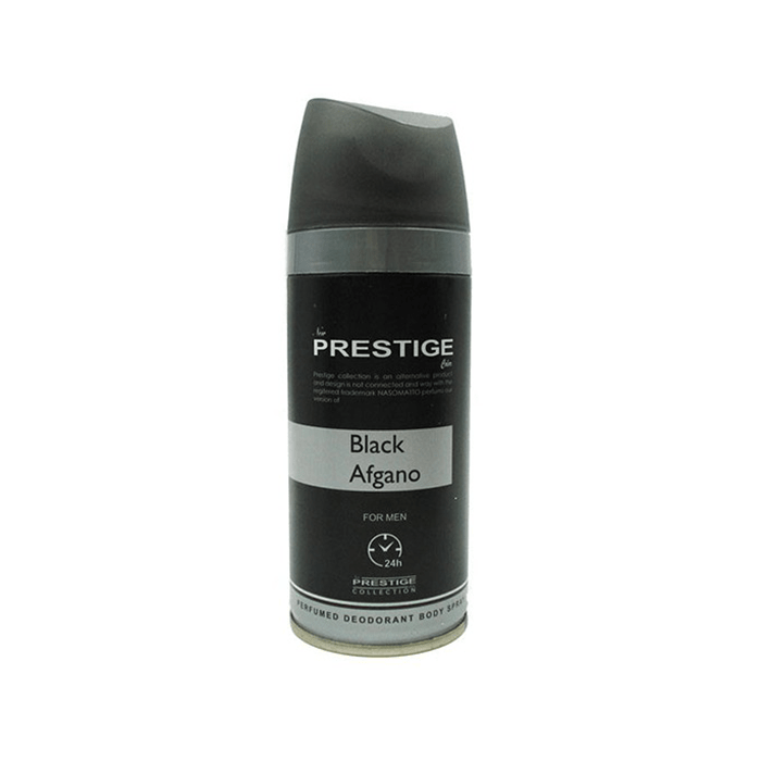 اسپری بدن مردانه بلک افغان New Prestige Color
