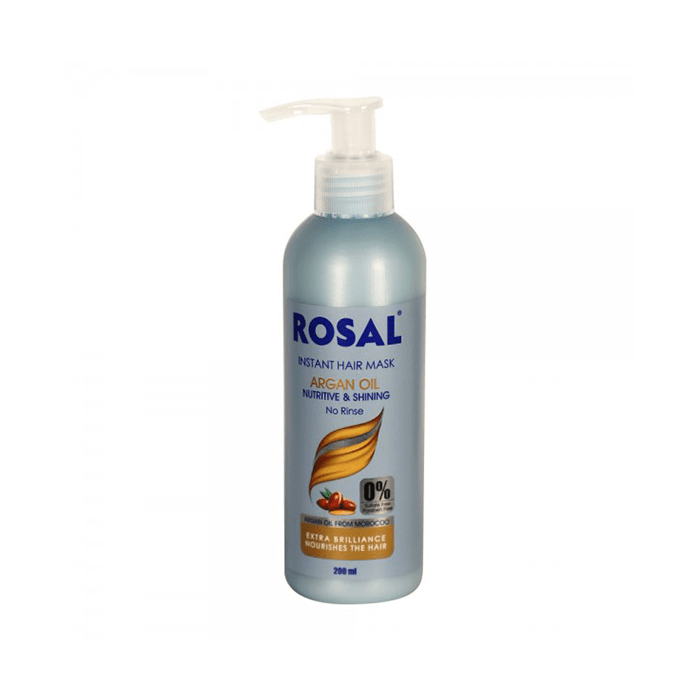 ماسک مو فوری روغن آرگان براق کننده و مغذی  ROSAL