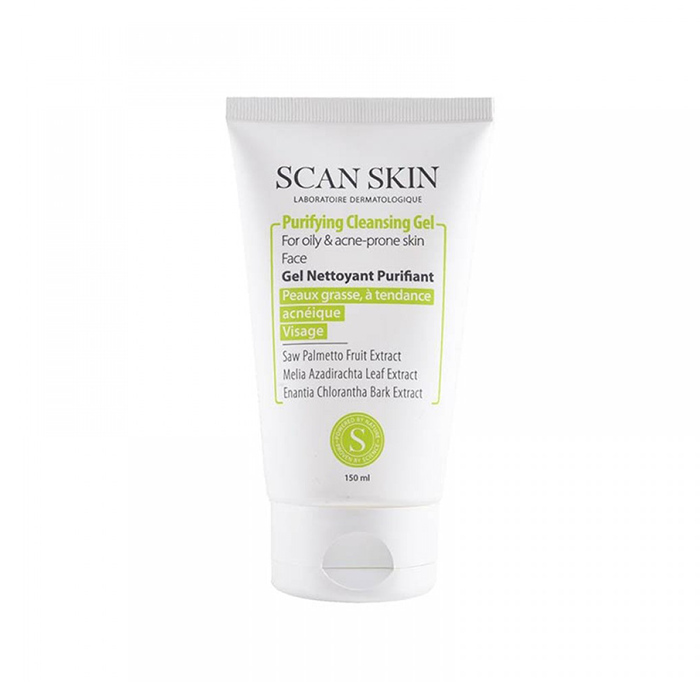ژل پاک کننده پوست های چرب و مستعد آکنه SCAN SKIN