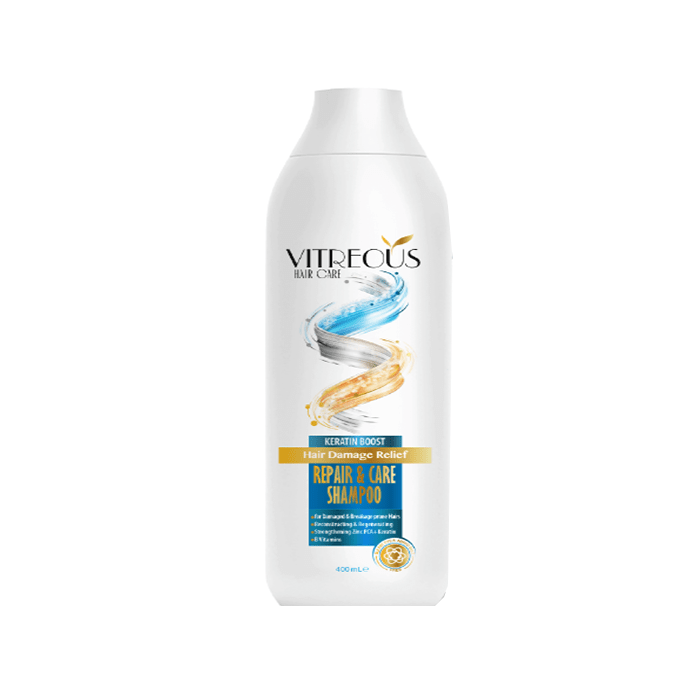 شامپو کراتین مناسب موهای آسیب دیده Vitreous